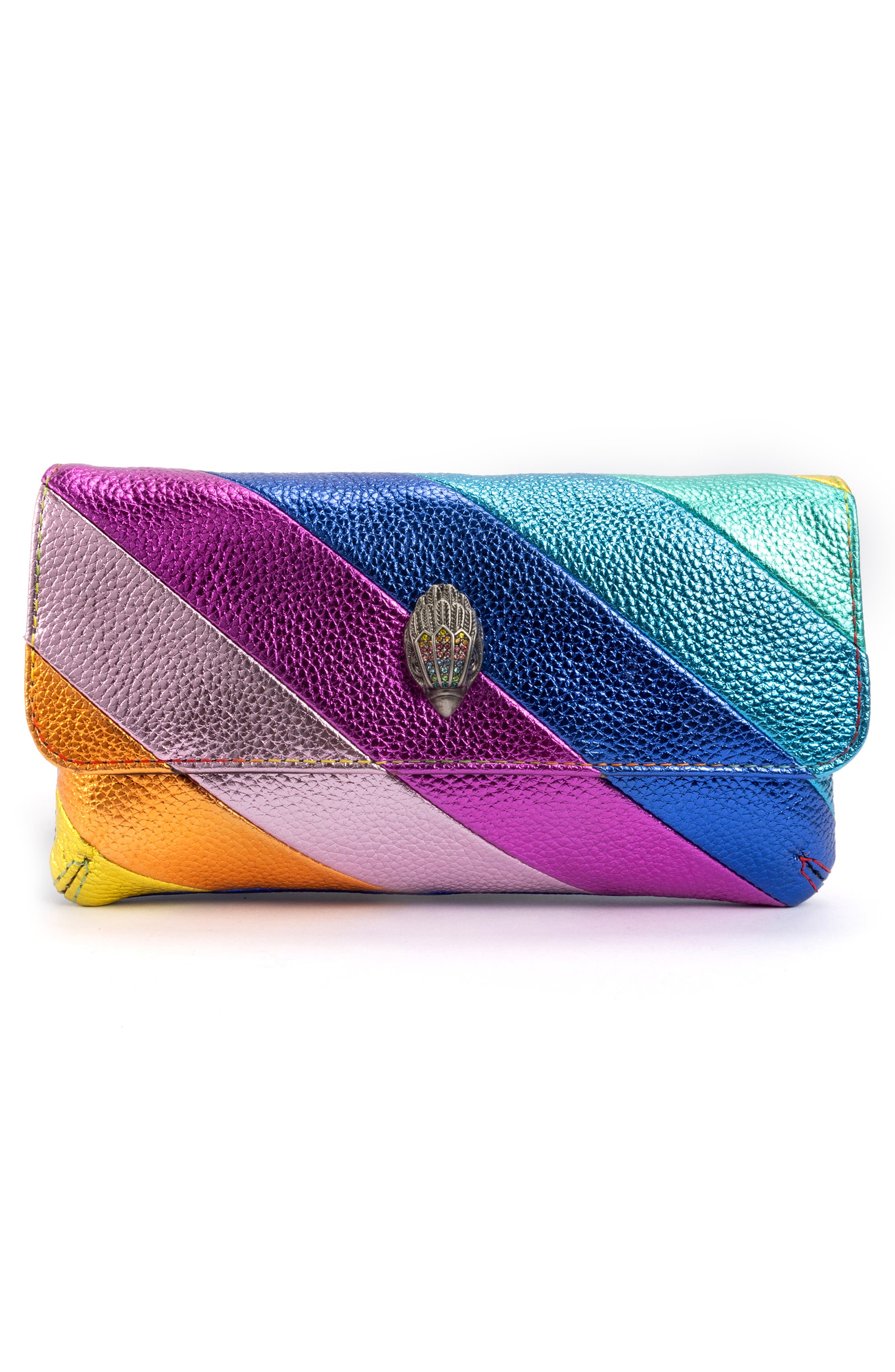 Kurt Geiger London Rainbow Metallic Leather Belt Bag Nordstrom
