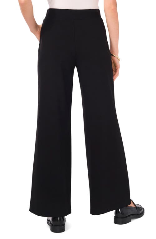 Shop Vince Camuto Wide Leg Pull-on Pants In Rich Black