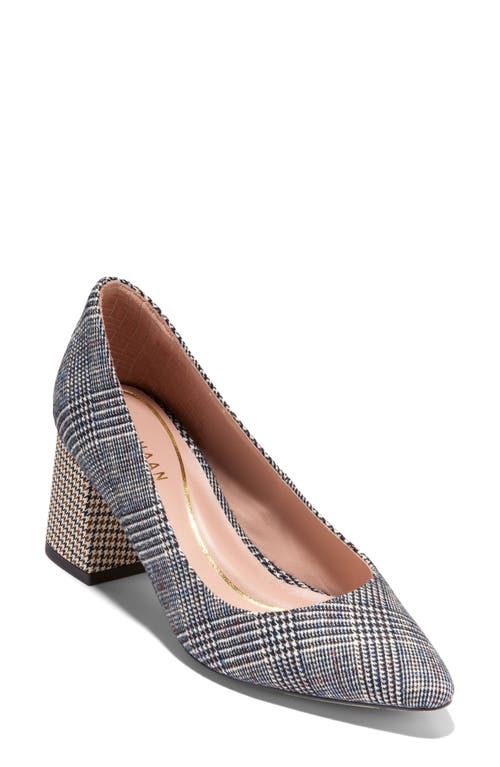 Shop Cole Haan Cassandra Pointed Toe Pump In Multi Plaid