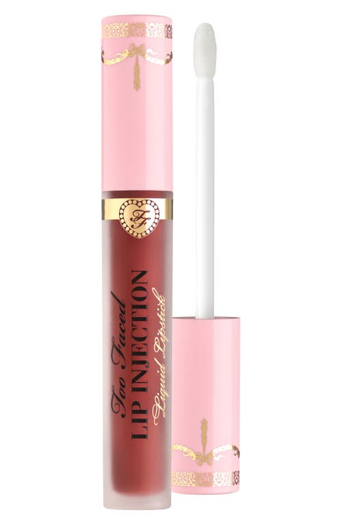 Too Faced Lip Injection Plumping Liquid Lipstick in Large And In Charge at Nordstrom