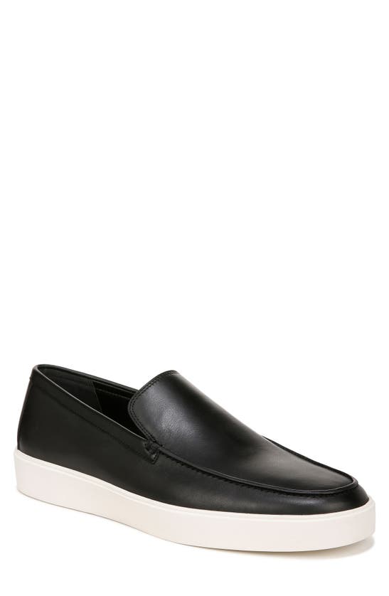 Vince Toren Slip On Loafers In Black