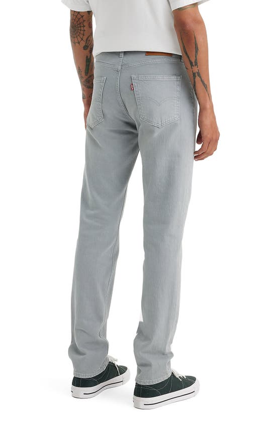 Shop Levi's 511™ Garment Dyed Slim Fit Jeans In Touch Of Frost Gd