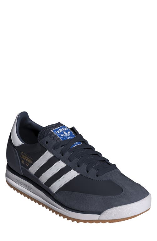 Shop Adidas Originals Adidas Gender Inclusive Sl 72 Rs Sneaker In Navy Indigo/white