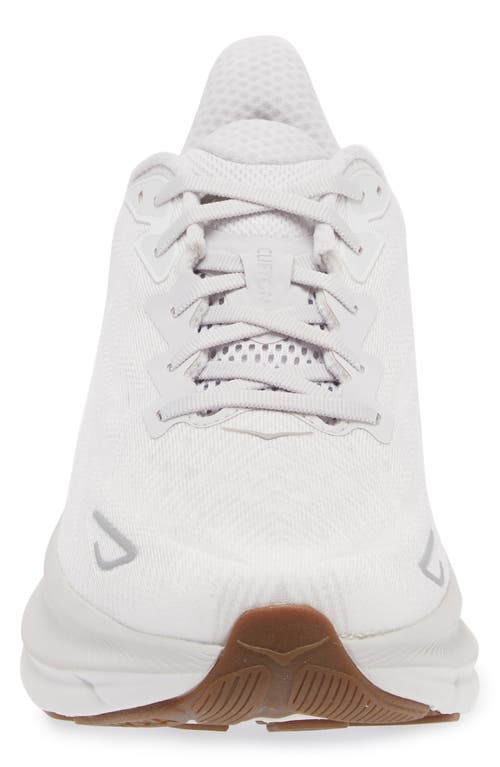 Shop Hoka Clifton 9 Running Shoe In Nimbus Cloud/white