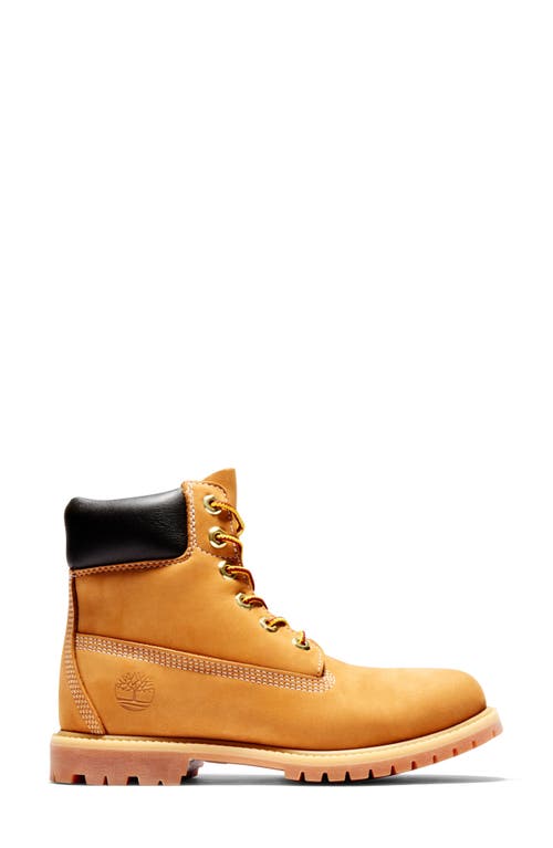 Timberland Premium 6 Inch Lace Up Waterproof Boot In Wheat