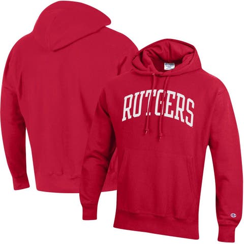 Men's Champion Scarlet Rutgers Knights Track & Field Stack T-Shirt