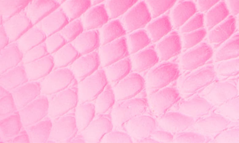New York And Company Delara Croc Embossed Heeled Sandal In Pink