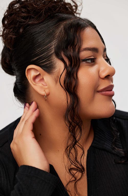 Ana Luisa Gold Slim Hoop Earrings In Gold