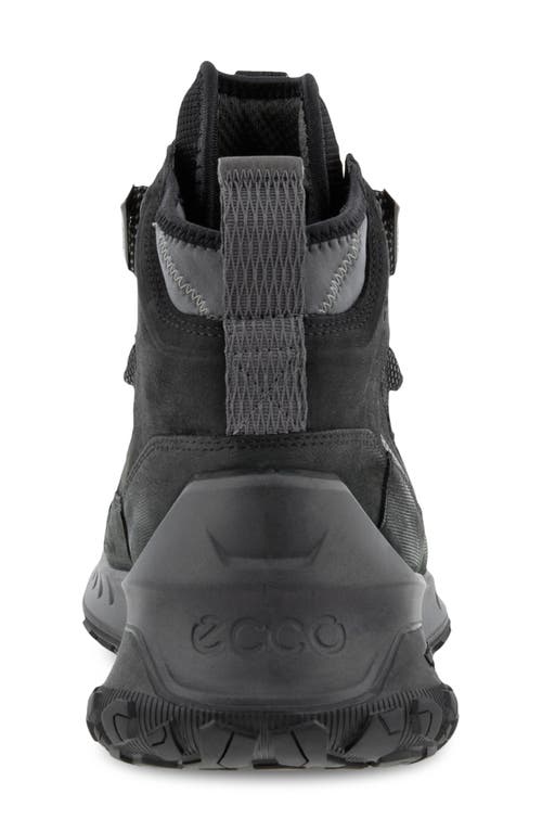 Shop Ecco Ult-trn Waterproof Boot In Black/black/black