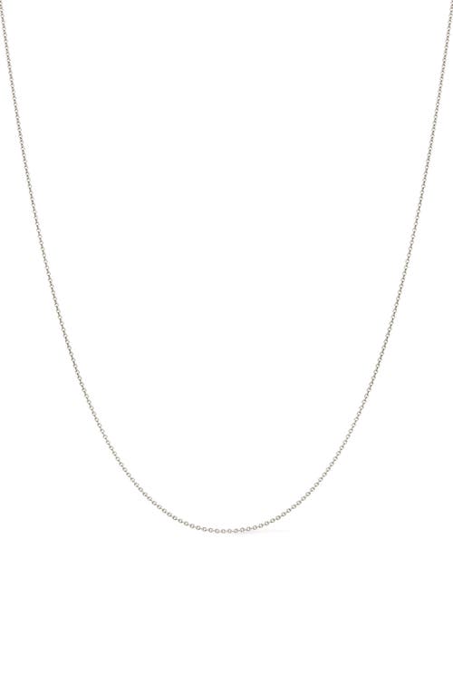 Shop Ana Luisa Dainty Chain Necklace In White Gold