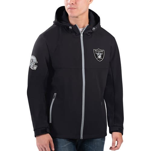 Las Vegas Raiders G-III Sports by Carl Banks Extreme Redzone Full-Snap  Varsity Jacket - Black