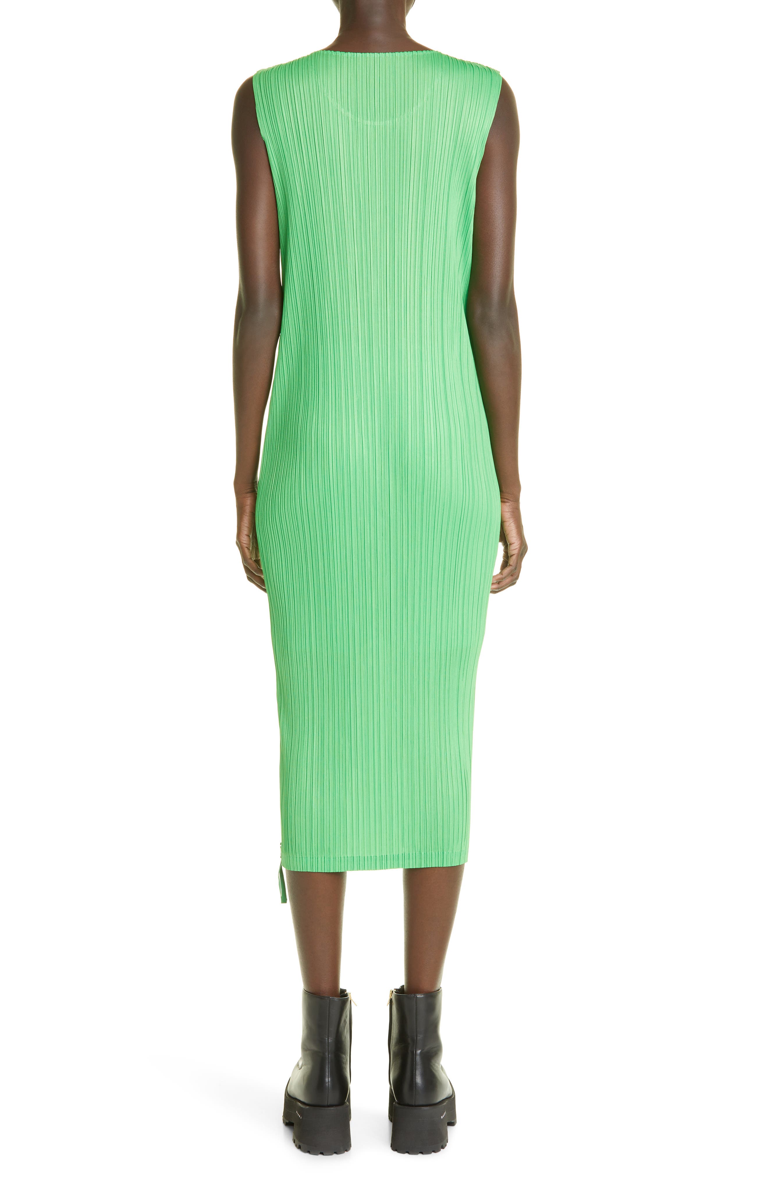 issey miyake pleated tank dress