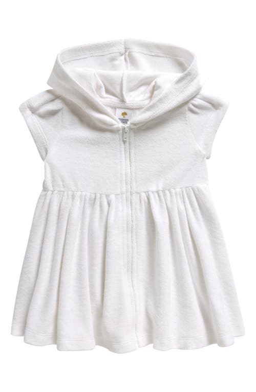 Tucker + Tate Hooded Terry Swim Cover-Up Dress White at Nordstrom,