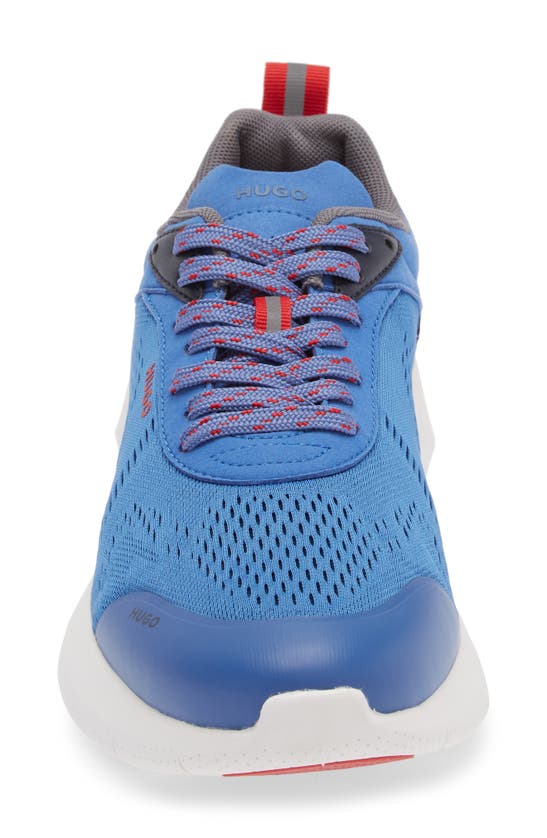 Shop Hugo Boss Boss Wayne Running Shoe In Open Blue