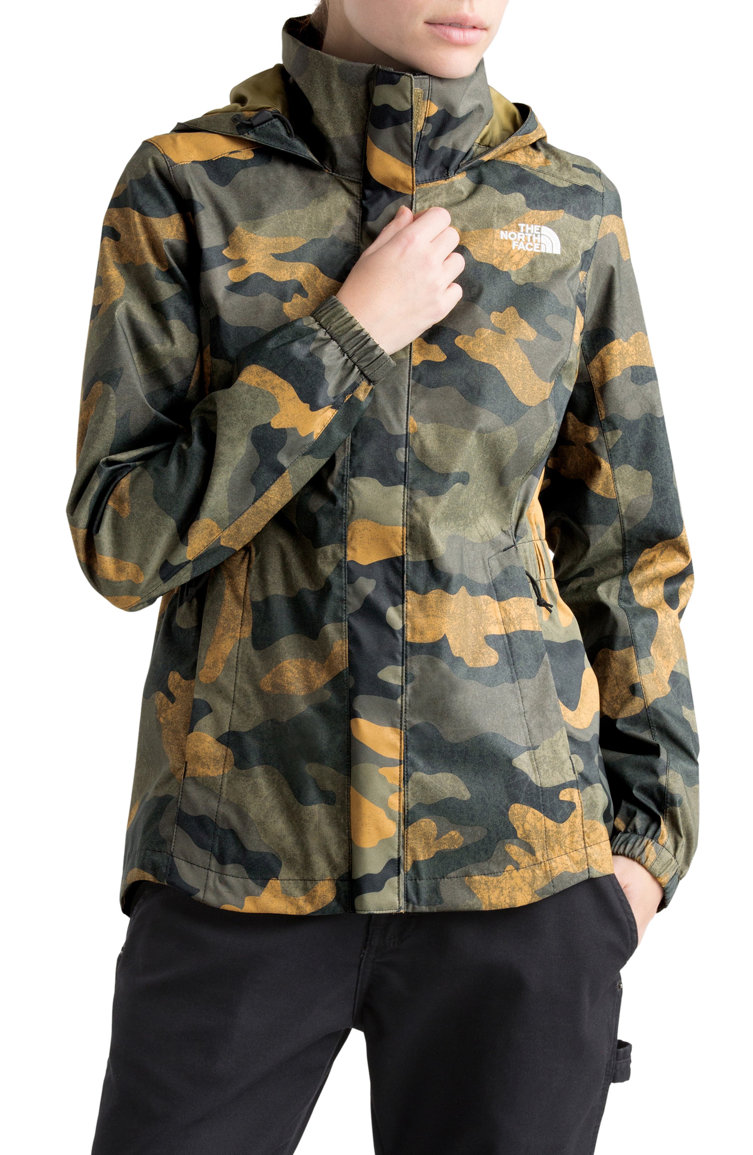 the north face women's camouflage parkas