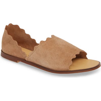 Klub Nico Lisette Scalloped Slip-On Flat, Brown