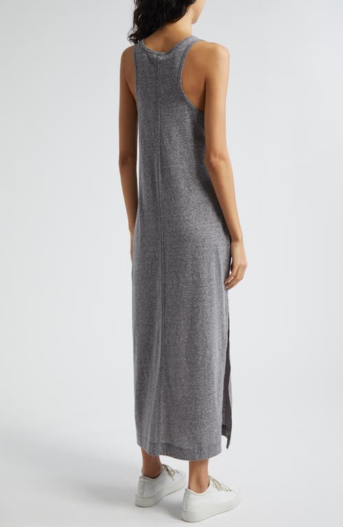 Shop Atm Anthony Thomas Melillo Snow Heather Cotton Blend Jersey Maxi Dress In Heather Grey