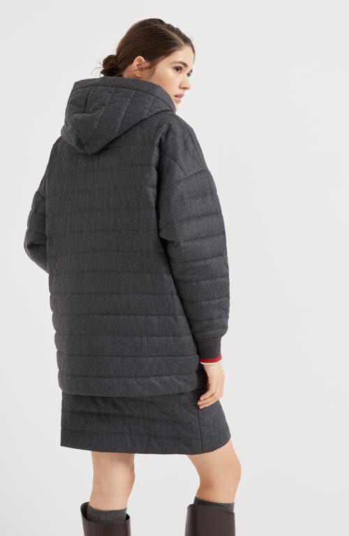 Shop Brunello Cucinelli Water-resistant Outerwear In Dark Grey