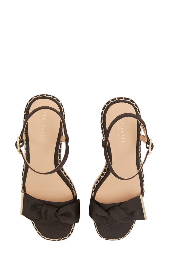 Shop Ted Baker Gia Espadrille Sandal In Black
