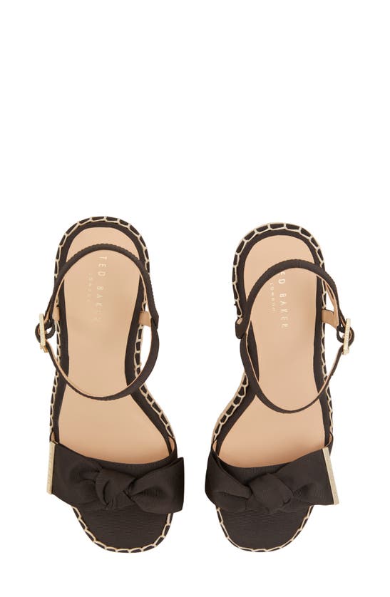 Ted Baker Gia Espadrille Sandal In Black