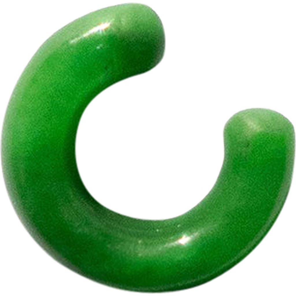 Seree Abby Single Jade Cuff Earring In Green