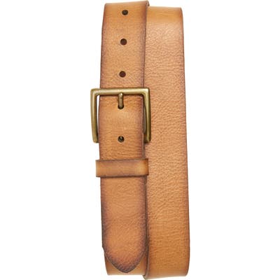 Frye Campus Leather Belt, Tan