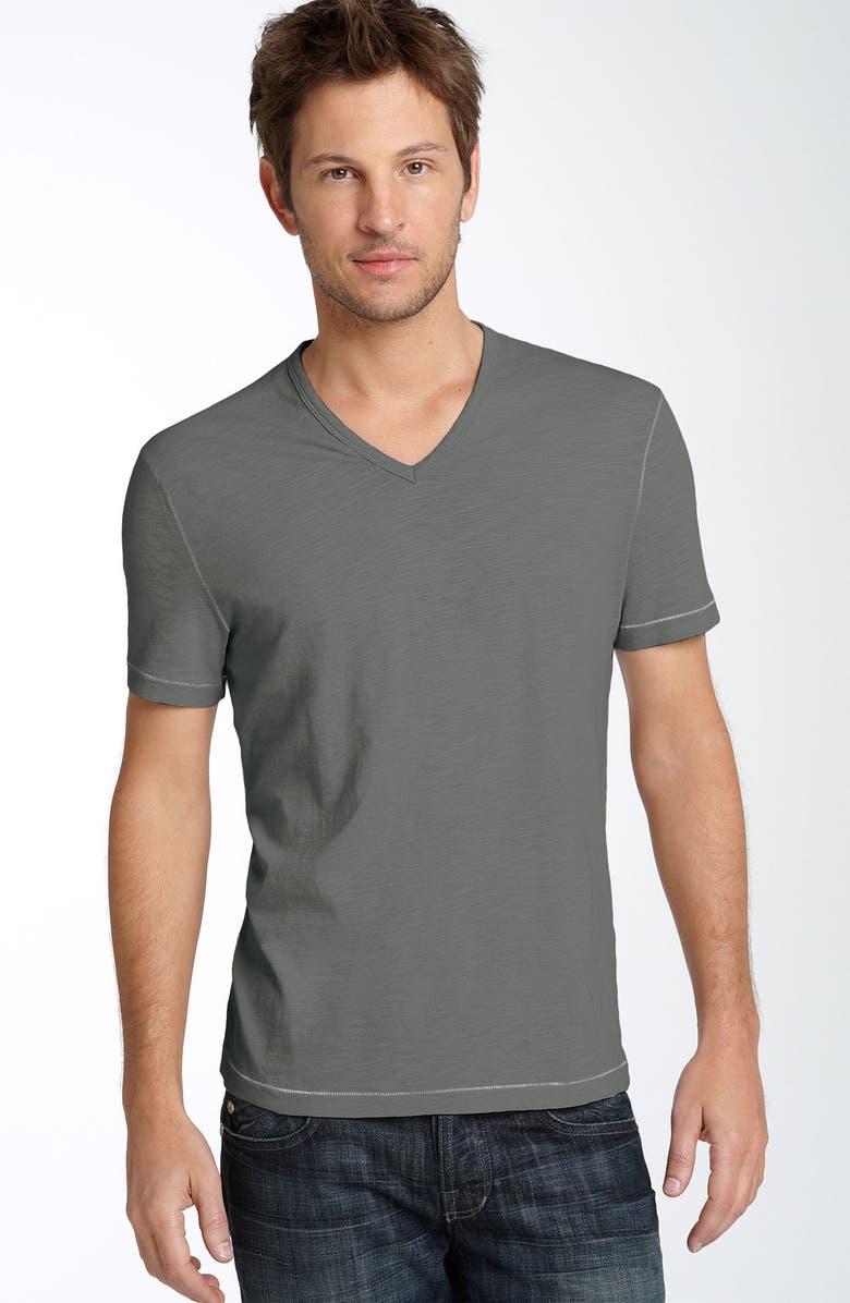 John Varvatos Star USA Trim Fit Slubbed V-Neck T-Shirt (Men) | Nordstrom