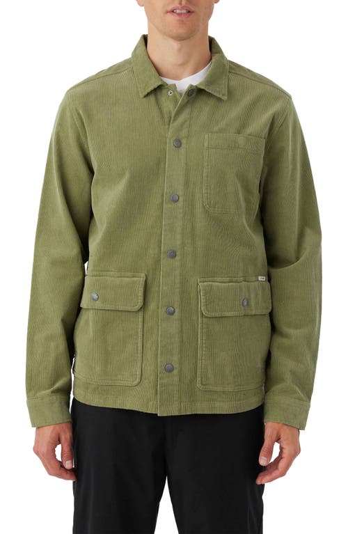O'Neill Trails Corduroy Chore Jacket in Dust Green at Nordstrom, Size Medium