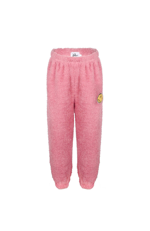 Shop Lola + The Boys Bright Smile Patch Fuzzy Set In Pink