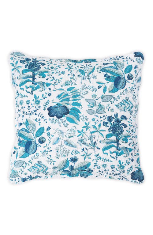 Matouk Pomegranate Quilted Euro Pillow Sham in Prussian Blue at Nordstrom