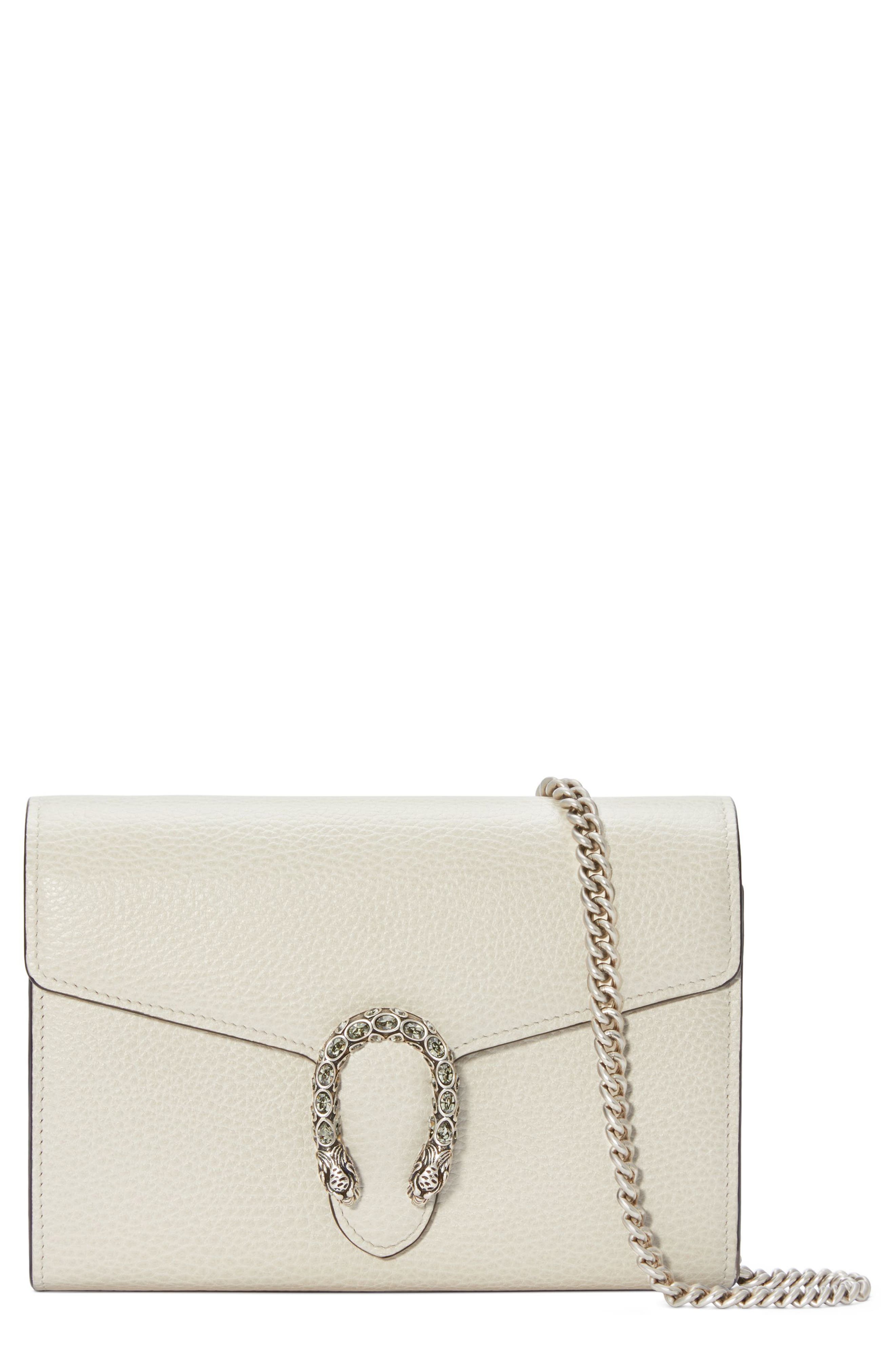 Gucci Small Dionysus Leather Clutch 