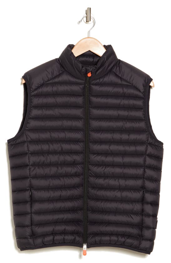 Save The Duck Adam Quilted Vest In Black