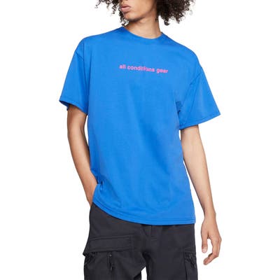 Nike Acg Logo T-Shirt, Blue