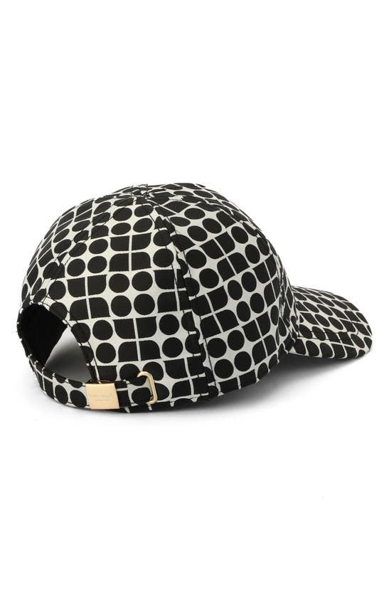 Shop Kate Spade Noel Baseball Hat In Cream/ Black