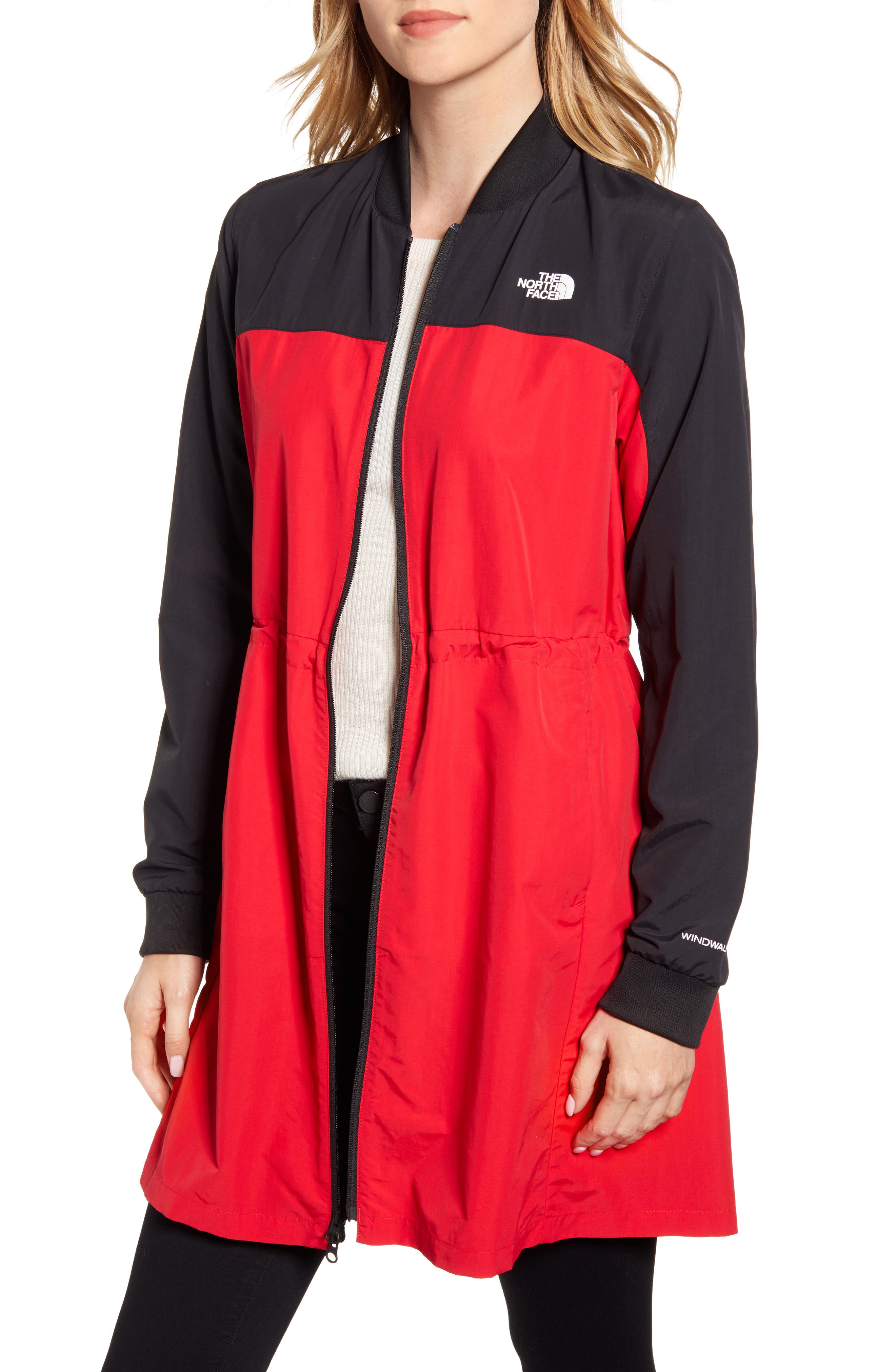 longline north face coat