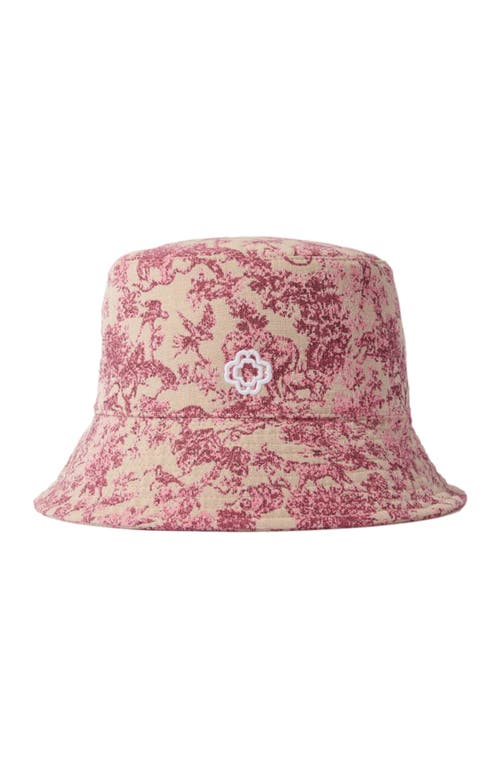 MAJE MAJE PATTERNED COTTON BUCKET HAT 