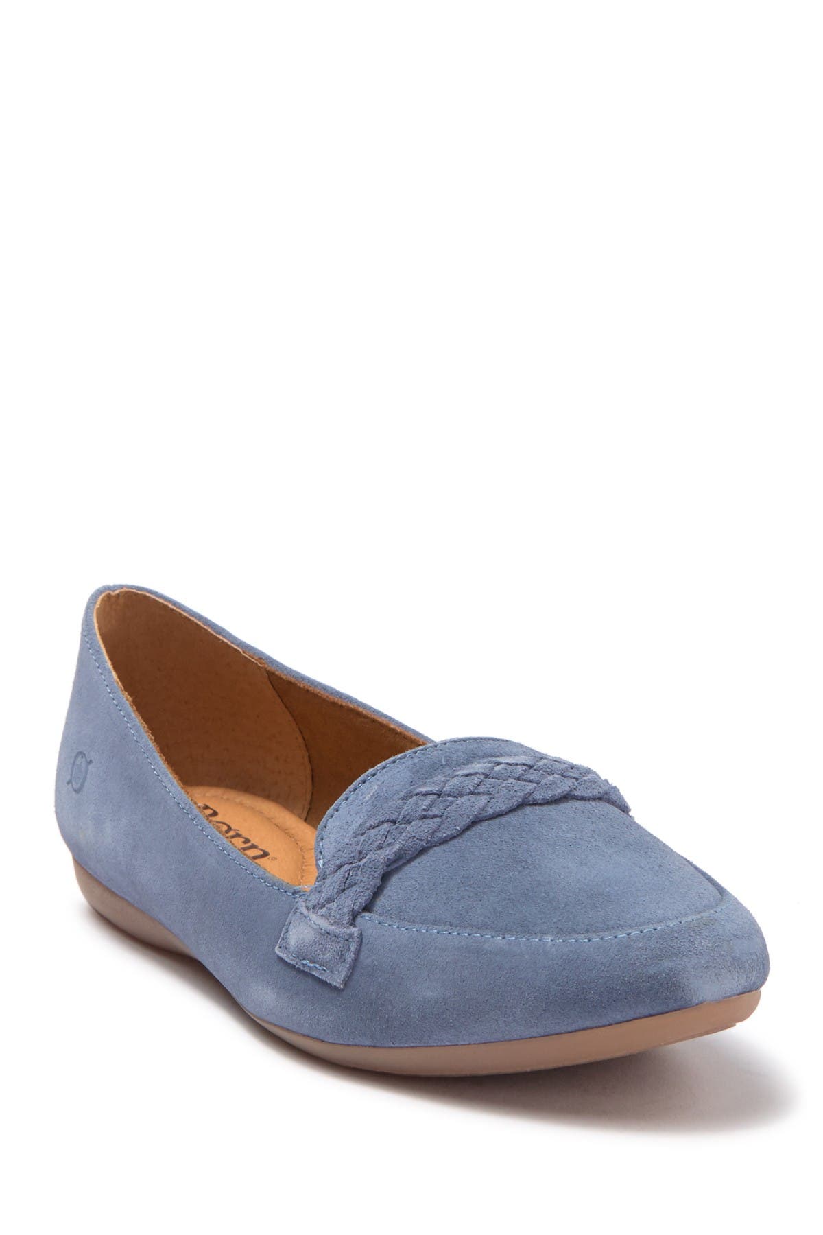 born suede loafers