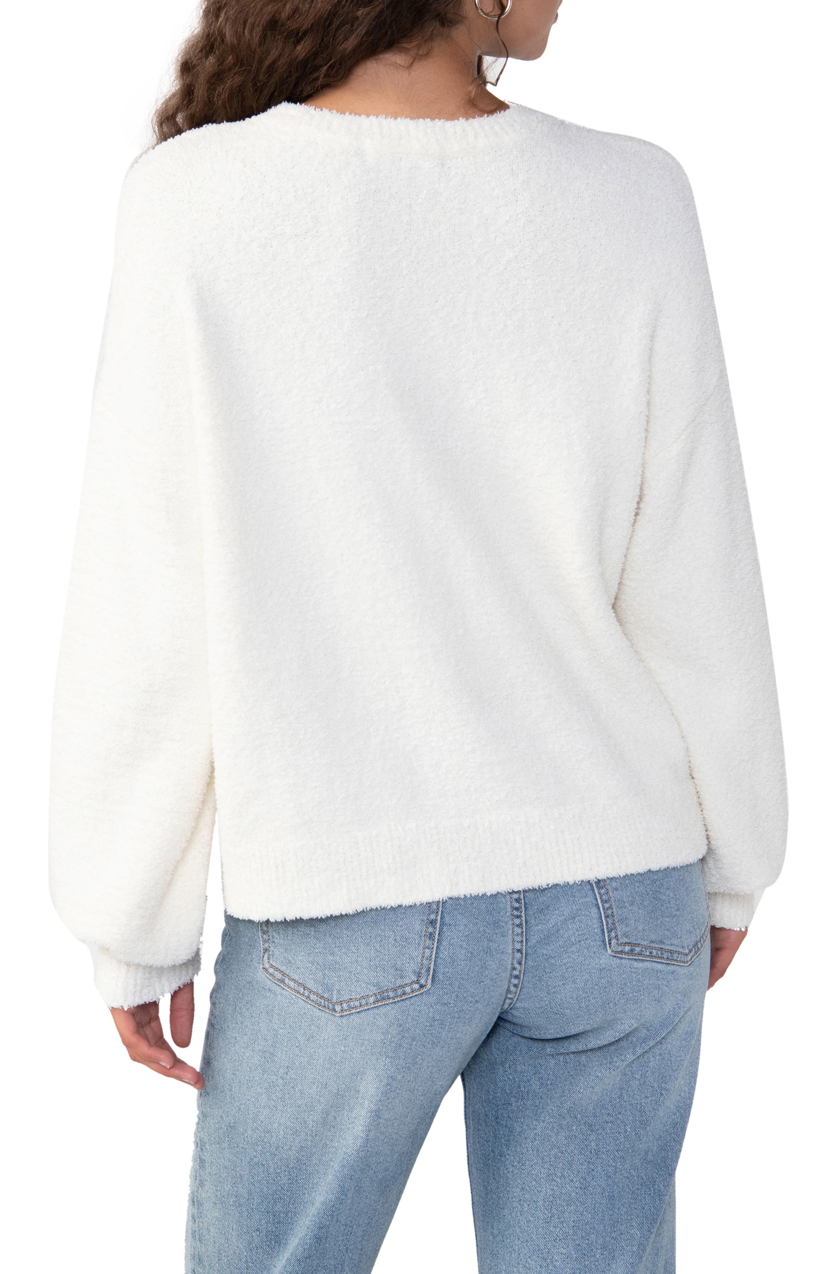 Sanctuary Plush Crewneck Sweater 