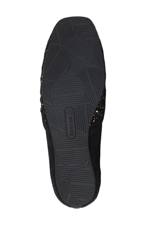 Baretraps Charlie Flat In Black/old Gold