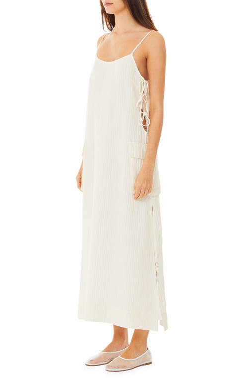 Find Me Now Amar Pleated Midi Sundress In Bone
