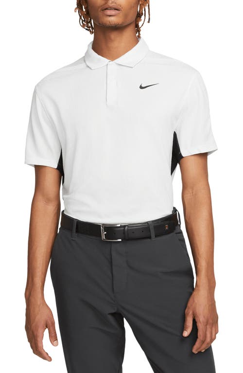 Nike Golf Dri-FIT ADV Tiger Woods Golf Polo in White/Photon Dust/Black