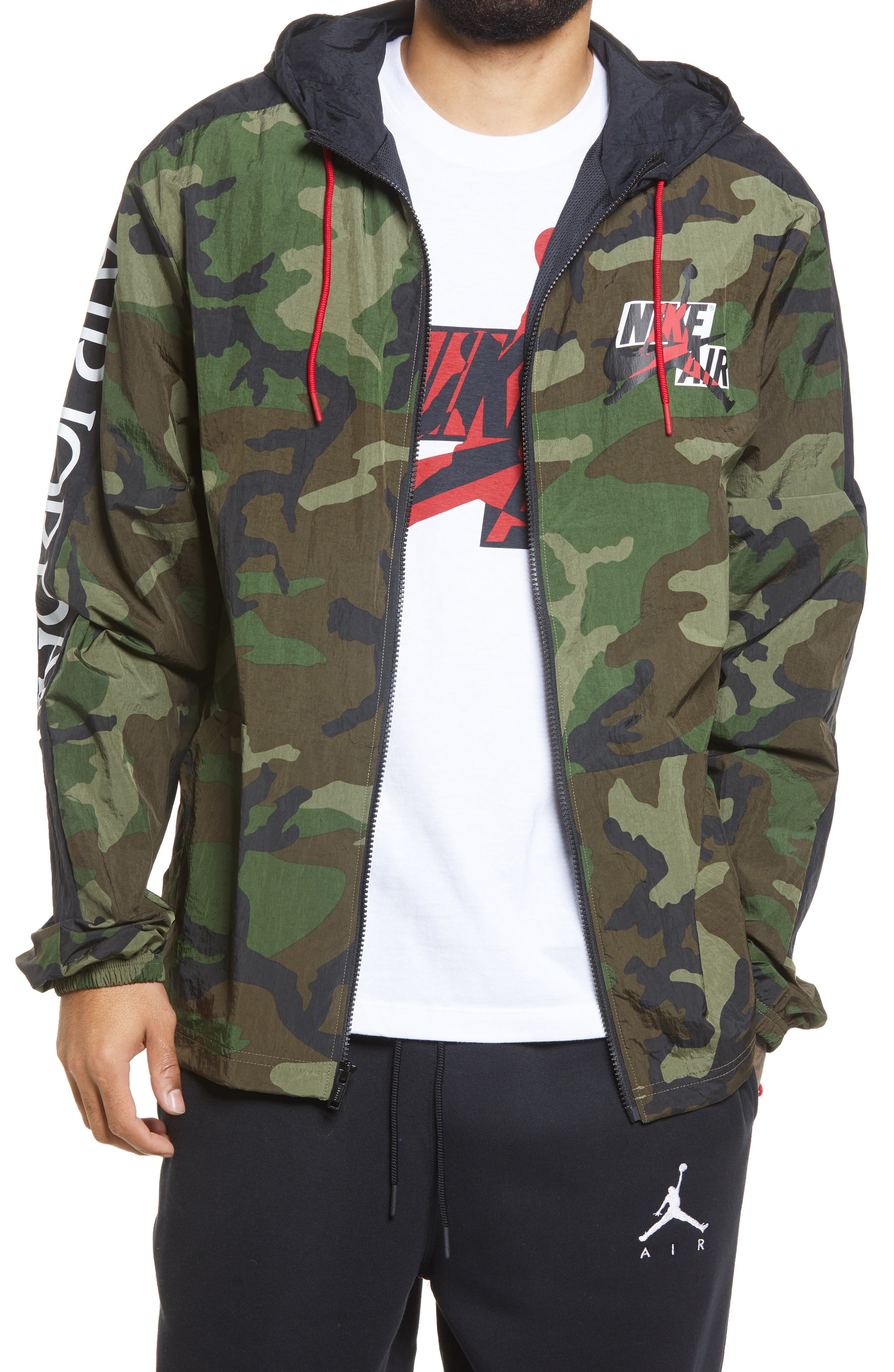 camo jacket with hood