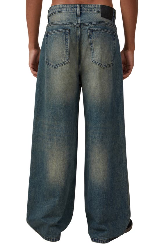 Shop Cotton On Super Baggy Wide Leg Jeans In Y2k Washed Blue