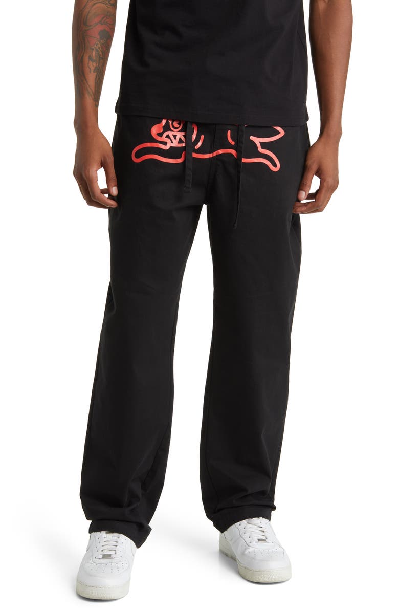 ICECREAM Skate Fit Stretch Drawstring Pants, Main, color, 