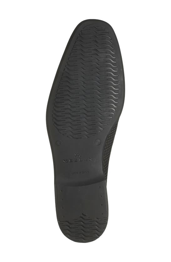 Shop Mezlan Summer Perforated Flex Loafer In Black