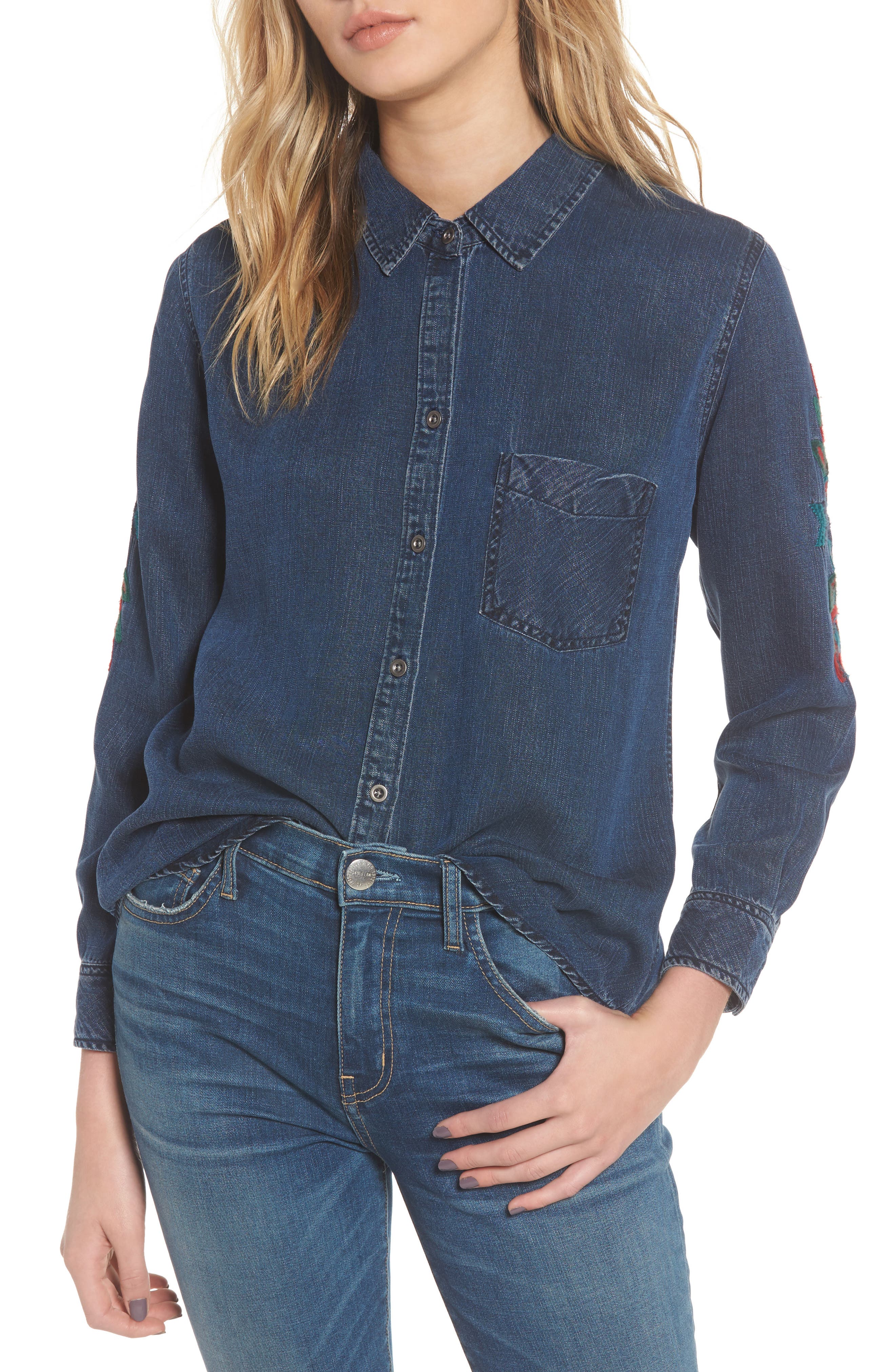 Rails Ingrid Embroidered Shirt Nordstrom