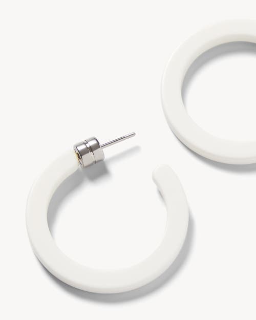 Shop Machete Mini Hoops In White Matte