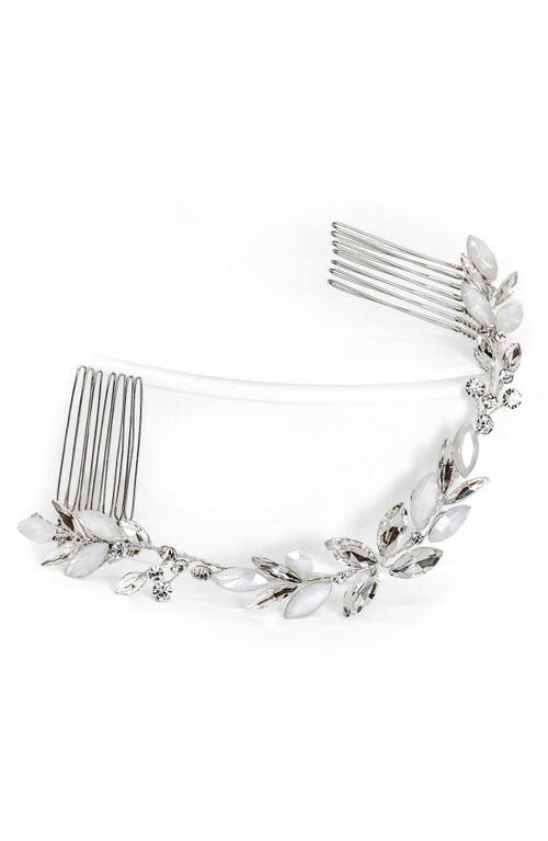 Brides & Hairpins Monroe Halo Comb in Silver