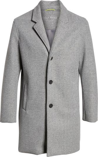 Cole haan regular fit stretch cheap wool coat