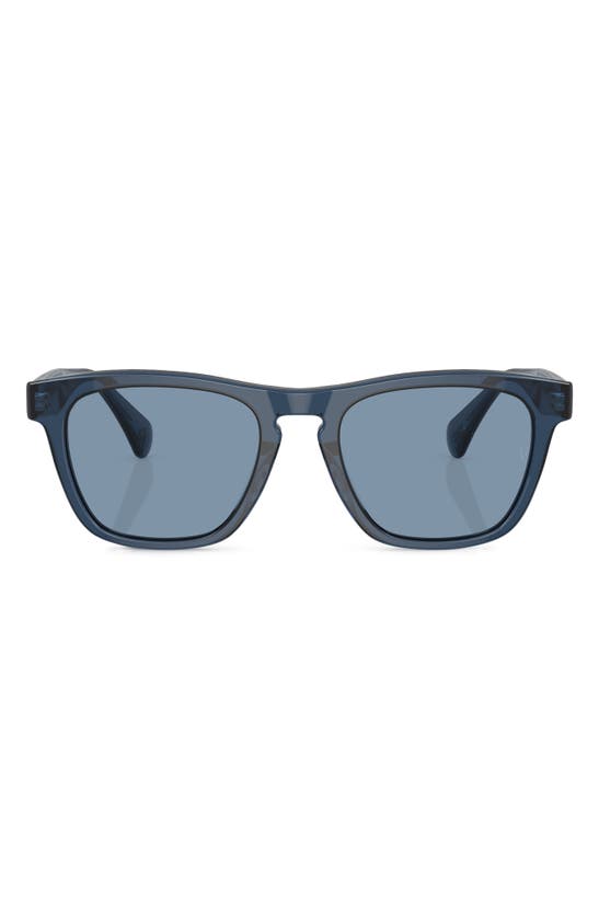 Shop Oliver Peoples X Roger Federer 51mm Pillow Sunglasses In Blue